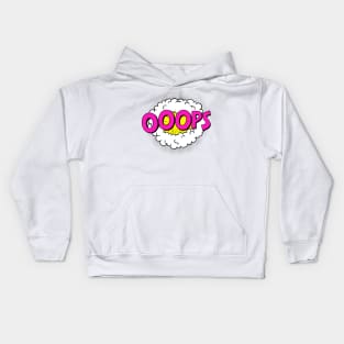 oops! Super Hero Cartoon Explosion Kids Hoodie